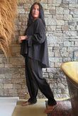 Sundaze Cheesecloth Vintage Artist Smock Coffee Bean